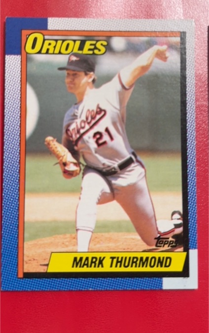 1990 Topps #758 Mark Thurmond — front