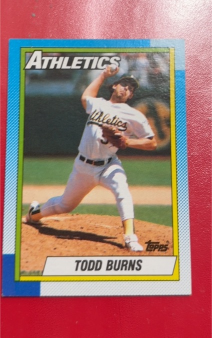 1990 Topps #369 Todd Burns — front