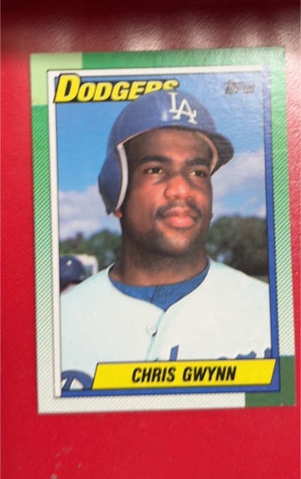 1990 Topps #456 Chris Gwynn — front