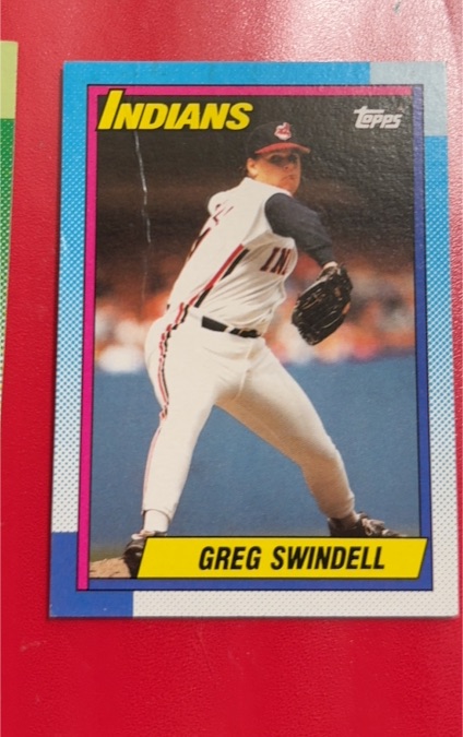 1990 Topps #595 Greg Swindell — front