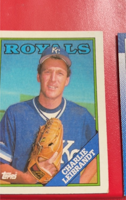 1988 Topps #569 Charlie Leibrandt Kansas City Royals — front