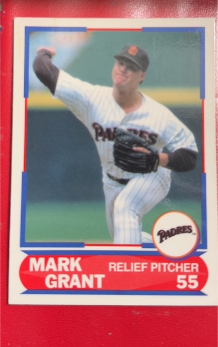 1989 Score #55 Mark Grant — front