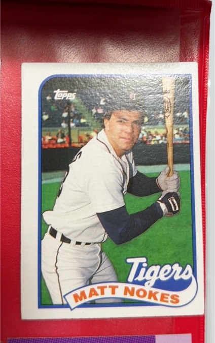 1989 Topps #445 Matt Nokes — front