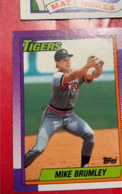 1990 Topps #471 Mike Brumley — front