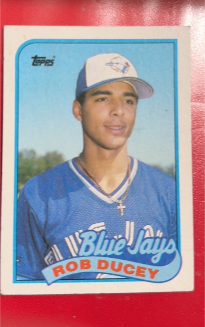 1989 Topps #203 Rob Ducey — front