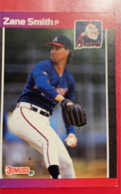 1989 Donruss #499 Zane Smith — front