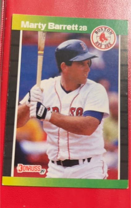 1989 Donruss #184 Marty Barrett — front