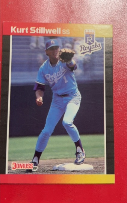 1989 Donruss #322 Kurt Stillwell Kansas City Royals — front
