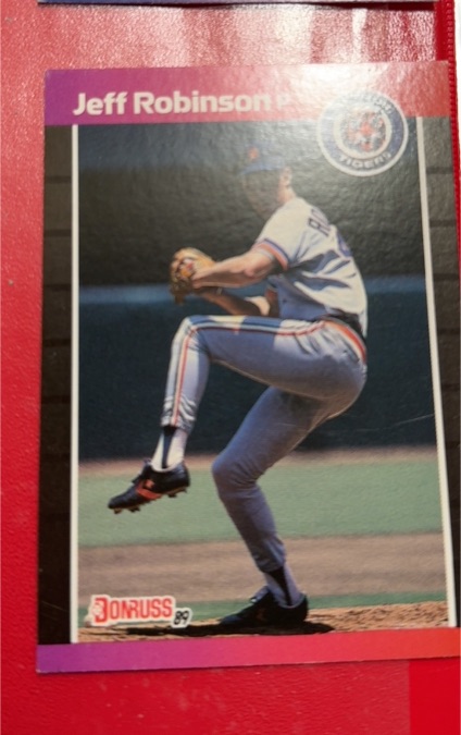 1989 Donruss #470 Jeff Robinson — front