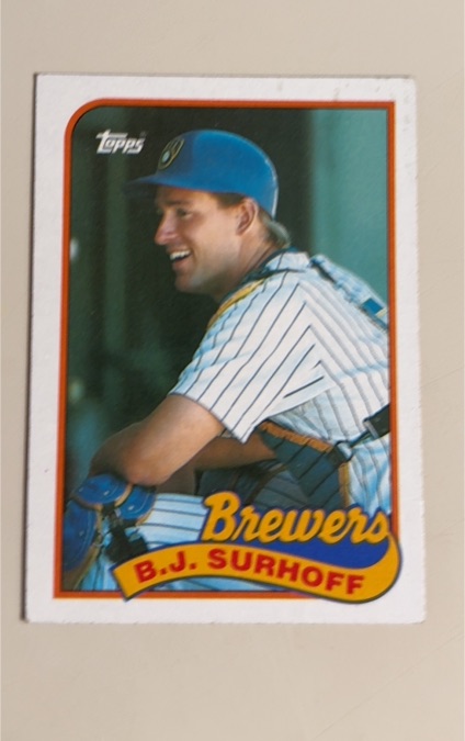 1989 Topps #33 B.J. Surhoff — front