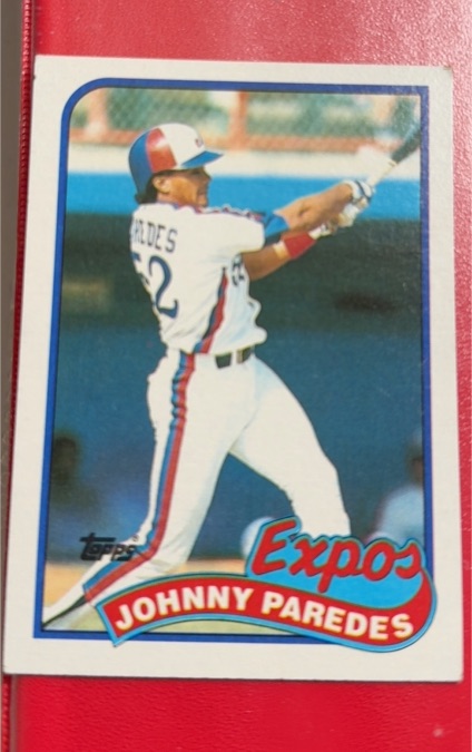 1989 Topps #367 Johnny Paredes — front