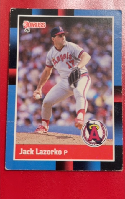 1988 Donruss #160 Jack Lazorko — front