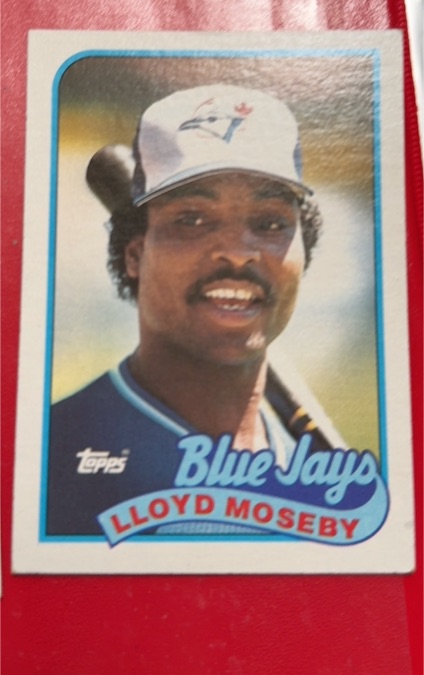 1989 Topps #113 Lloyd Moseby — front