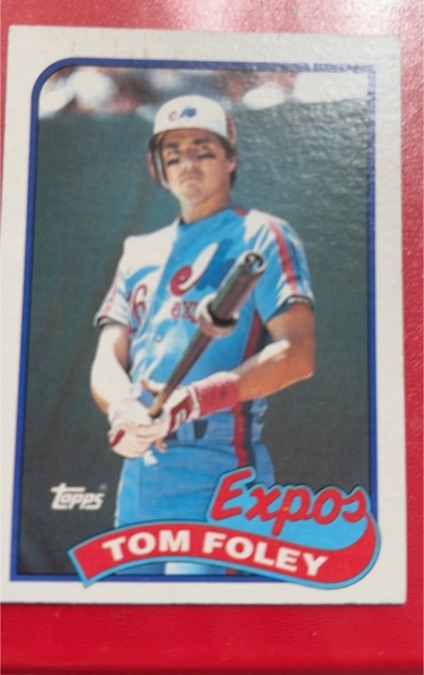 1989 Topps #529 Tom Foley — front