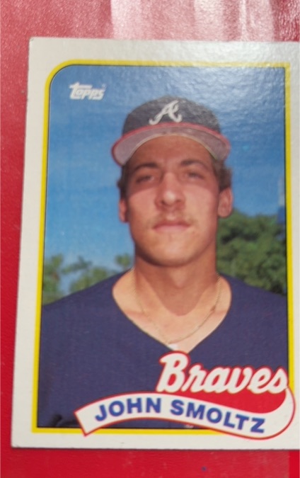 1989 Topps #382 John Smoltz — front