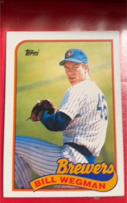 1989 Topps #768 Bill Wegman — front