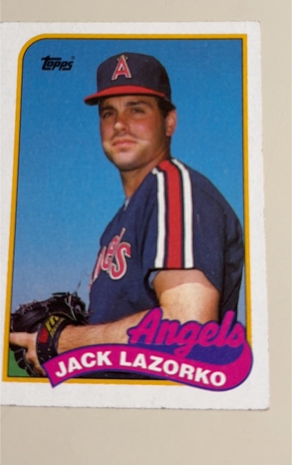 1989 Topps #362 Jack Lazorko California Angels — front
