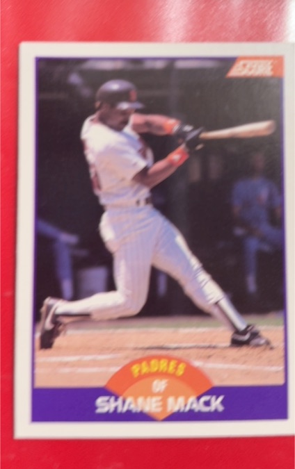 1989 Score #270 Shane Mack — front