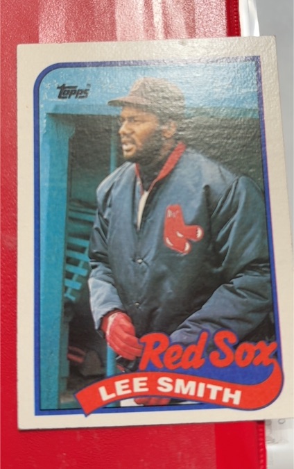 1989 Topps #760 Lee Smith — front