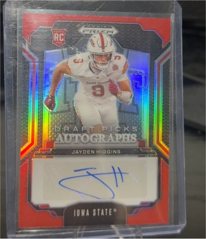 2025 Panini Prizm Draft Picks #DPA-JSH Jayden Higgins — front