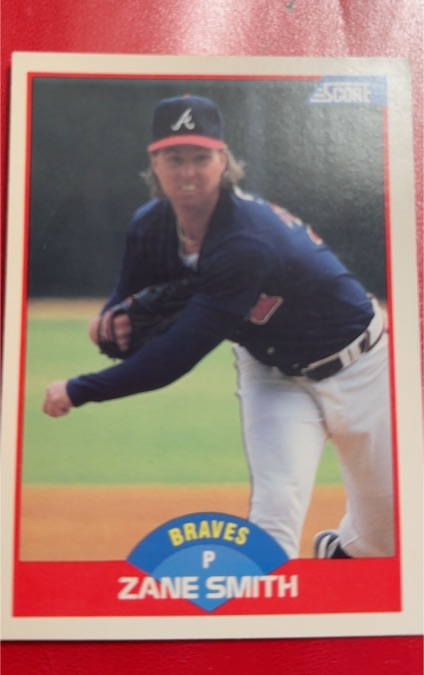 1989 Score #492 Zane Smith — front