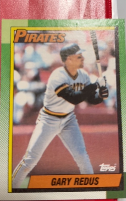 1990 Topps #507 Gary Redus — front