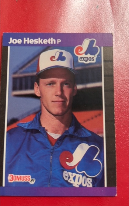 1989 Donruss #460 Joe Hesketh — front