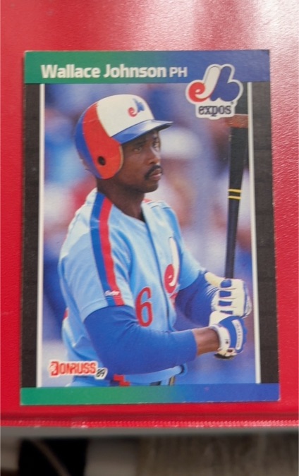 1989 Donruss #484 Wallace Johnson — front