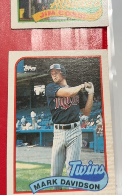 1990 Topps #39 Mark Davidson — front