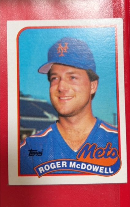 1989 Topps #735 Roger McDowell — front