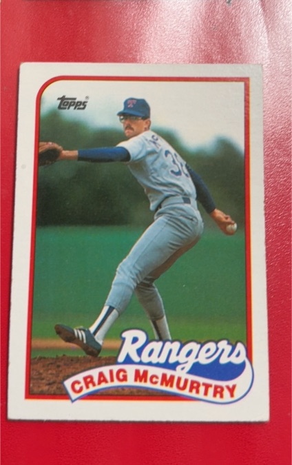 1989 Topps #411 Craig McMurtry — front