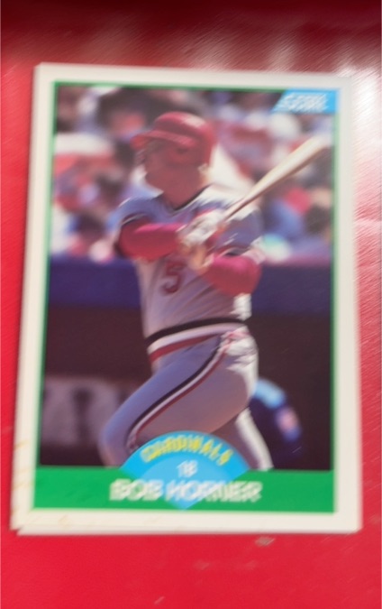 1989 Score #68 Bob Horner — front