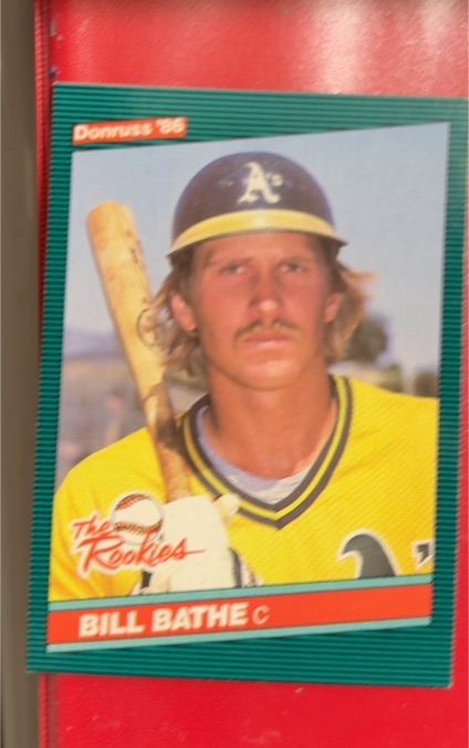 1986 Donruss The Rookies #41 Bill Bathe — front