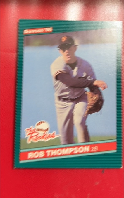 1986 Donruss The Rookies #39 Robby Thompson — front