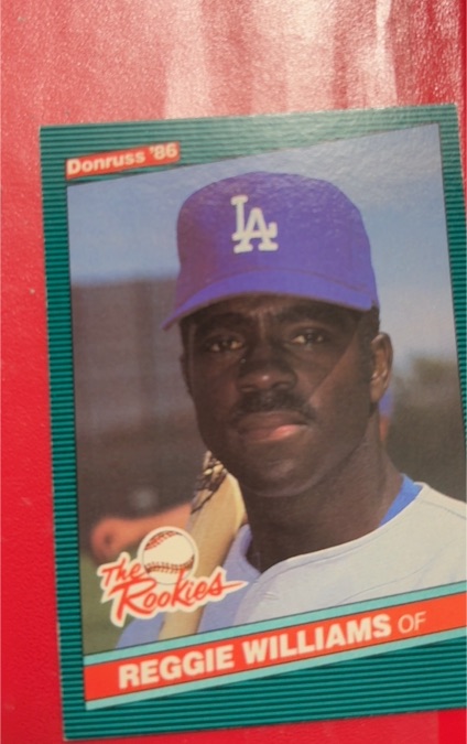 1986 Donruss The Rookies #5 Reggie Williams — front