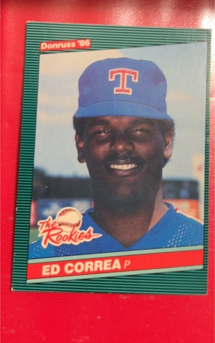1986 Donruss The Rookies #4 Ed Correa — front
