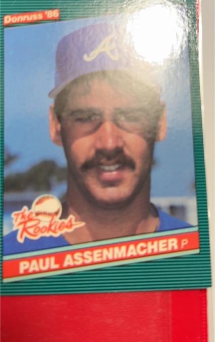 1986 Donruss The Rookies #28 Paul Assenmacher — front