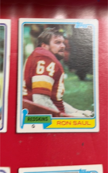 1981 Topps #522 Ron Saul — front