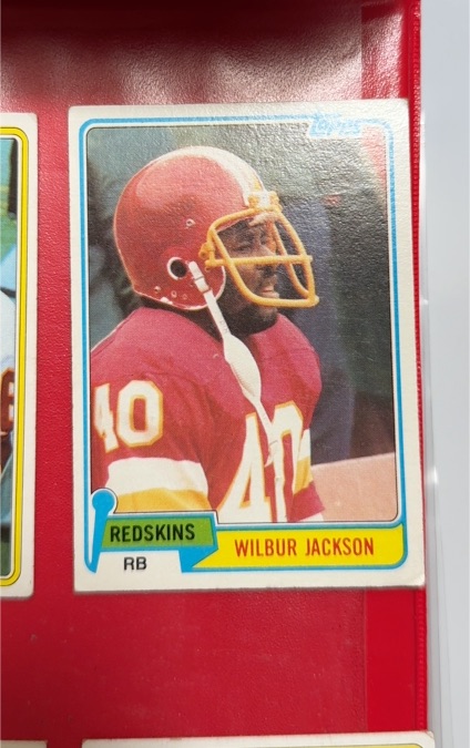 1981 Topps #440 Wilbur Jackson — front