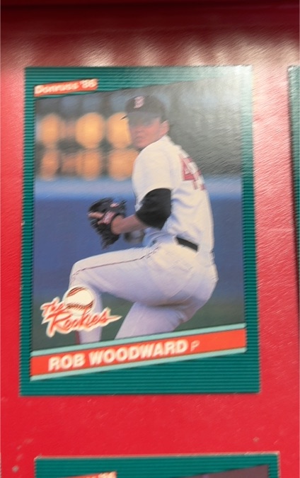1986 Donruss The Rookies #53 Rob Woodward — front