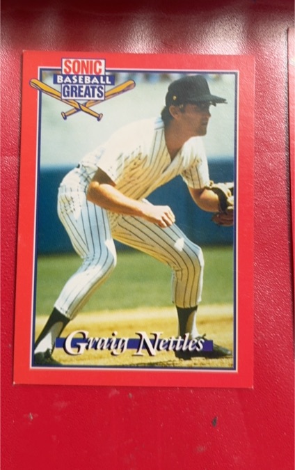 1988 Sonic Baseball Greats Craig Nettles — front