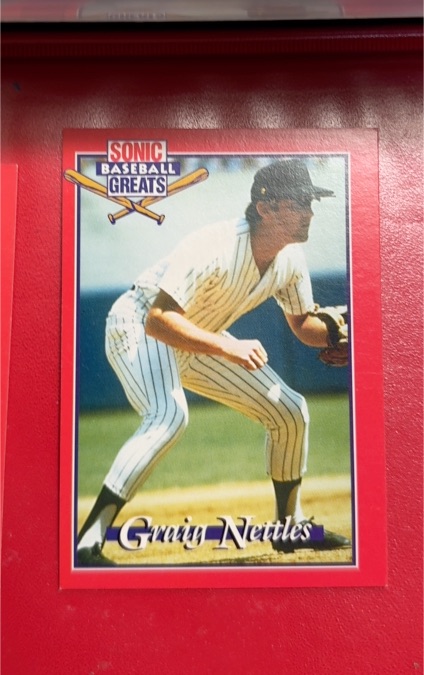 1995 Sonic Baseball Greats Craig Nettles — front