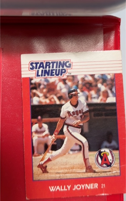 1988 Kenner Starting Lineup #21 Wally Joyner — front