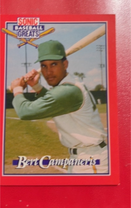 1990 Sonic Baseball Greats Bert Campaneris — front