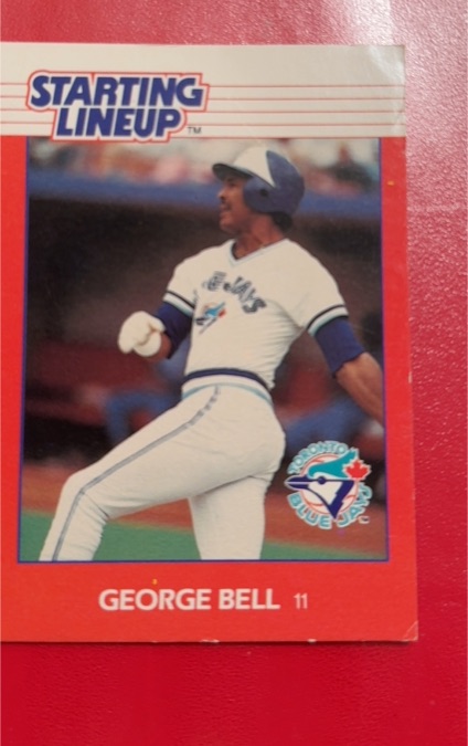 1988 Starting Lineup #11 George Bell — front