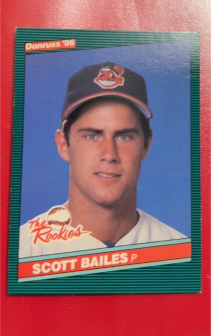 1986 Donruss The Rookies #25 Scott Bailes — front