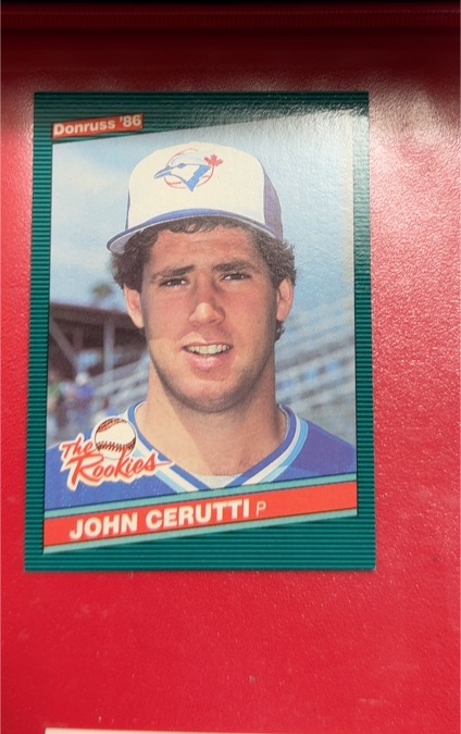 1986 Donruss The Rookies #20 John Cerutti — front