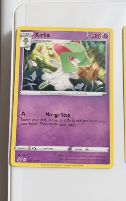 2021 Pokémon SWSH06: Chilling Reign #060 Kirlia — front