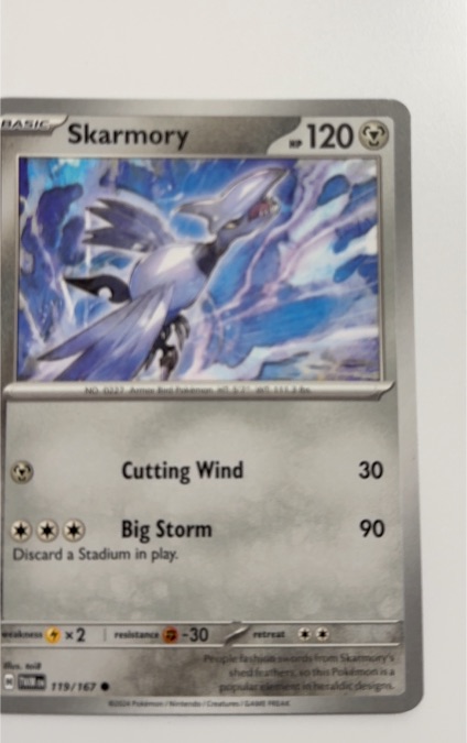 2024 Pokemon SV06: Twilight Masquerade #119 Skarmory — front