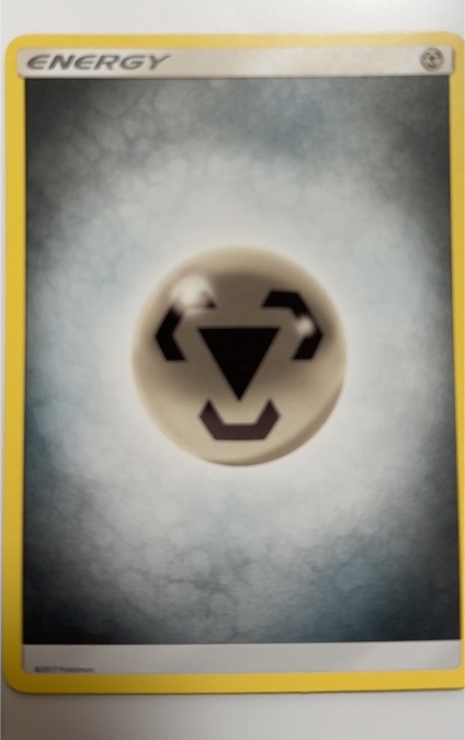 2017 Pokémon Sun & Moon Metal Energy — front